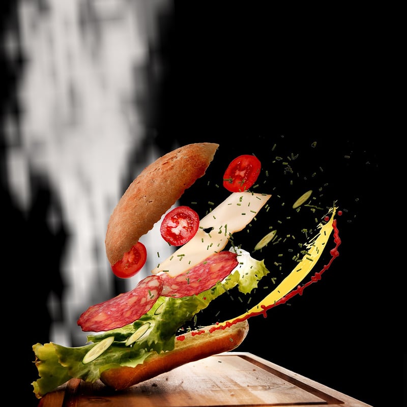 Artistic Culinary Presentation